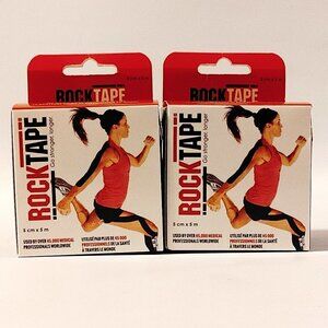 Rock Tape Original 2 Inch Water Resistant Kinesiology Tape RED NEW Lot  2